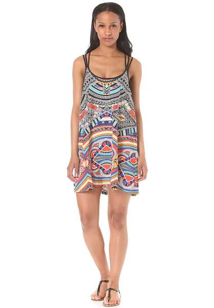 Rip Curl Tribal Myth Cover Up - Nero Donna Bello Dresses (Z5638)